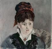 Edouard Manet Portrait d'Alice Lecouve dans un Fautheuil oil painting on canvas